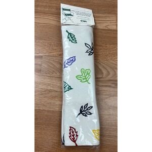 Pier 1 Imports Director's Chair Cover Leaf Leaves White 100% Cotton NEW